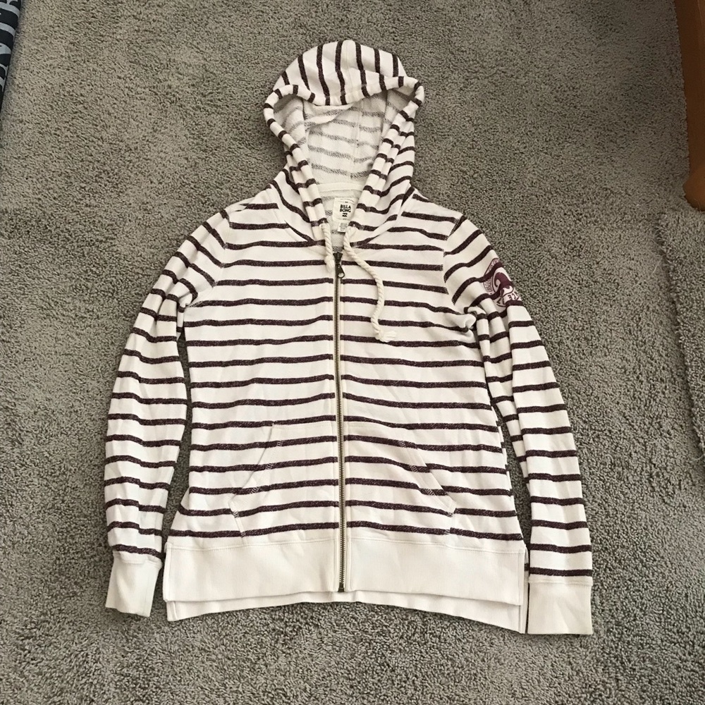 Billabong striped jacket size small